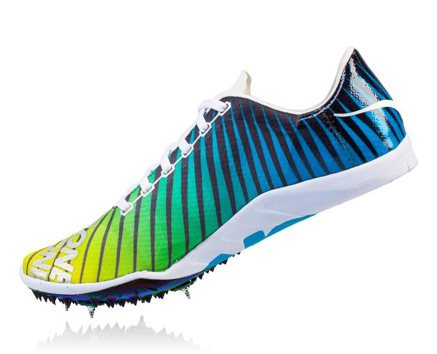 Hoka One One Mens Spikes - Speed Evo R - Black/White - RBKY89165